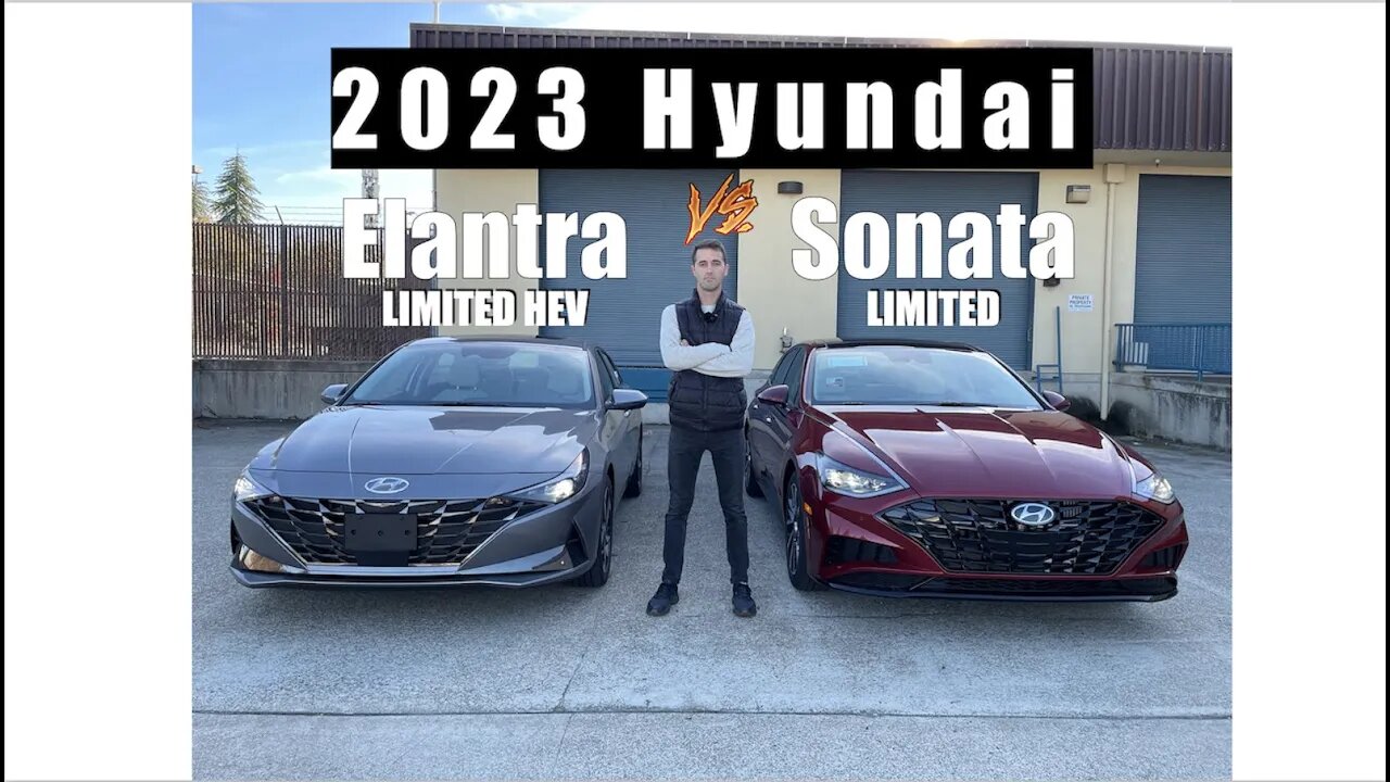 2023 Hyundai Sonata LIMITED vs Elantra LIMITED HEV