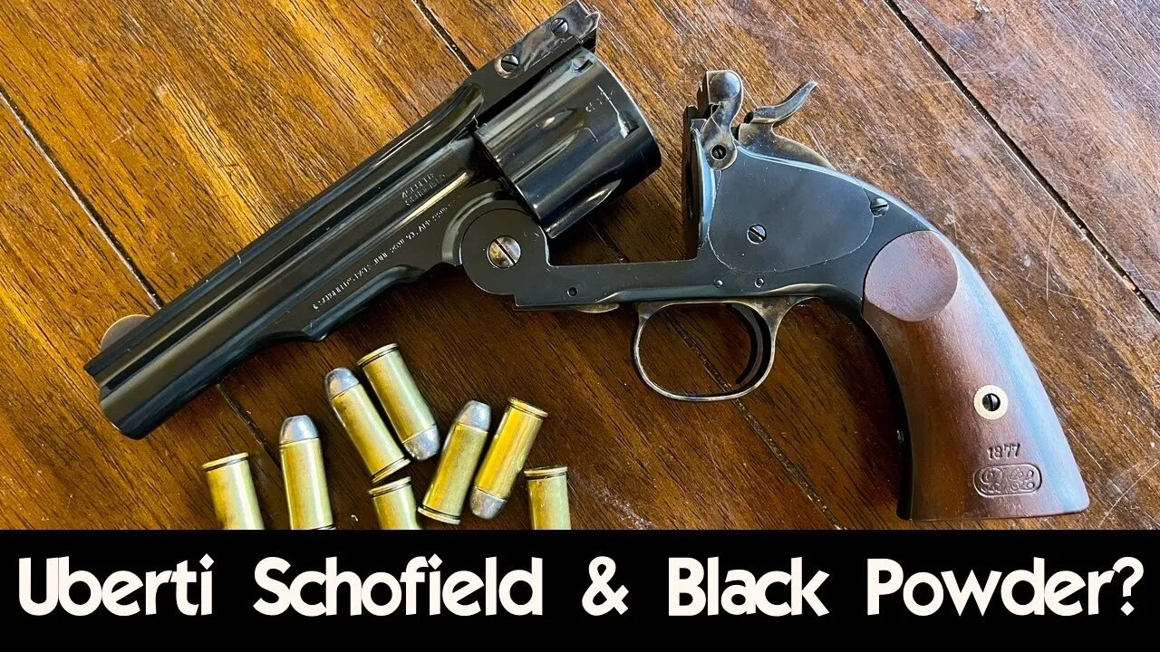 Uberti Schofield & Black Powder?