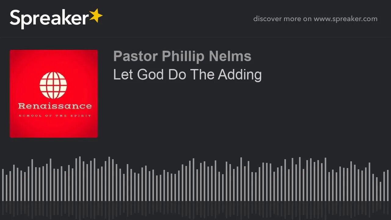 Let God Do The Adding