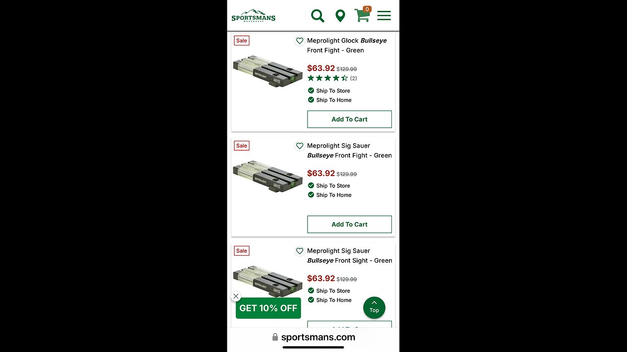 Meprolight Bullseye sight DEAL OF THE YEAR!