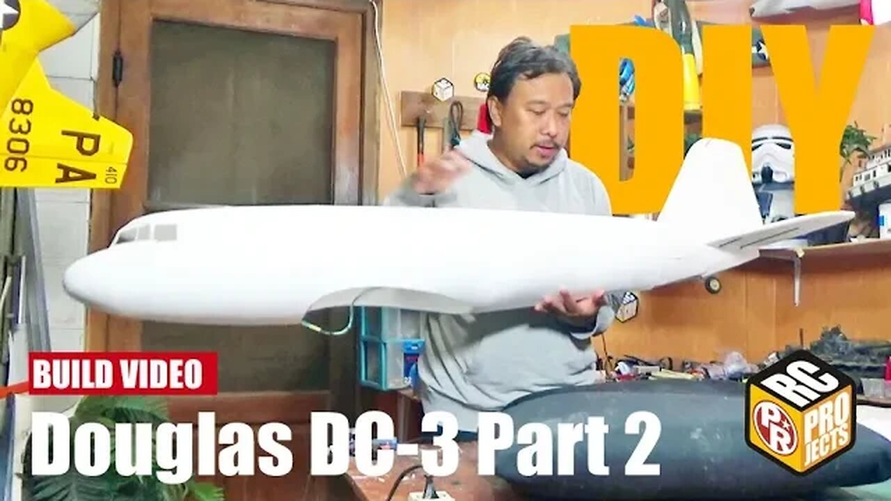 Making RC Douglas DC-3 Part 2