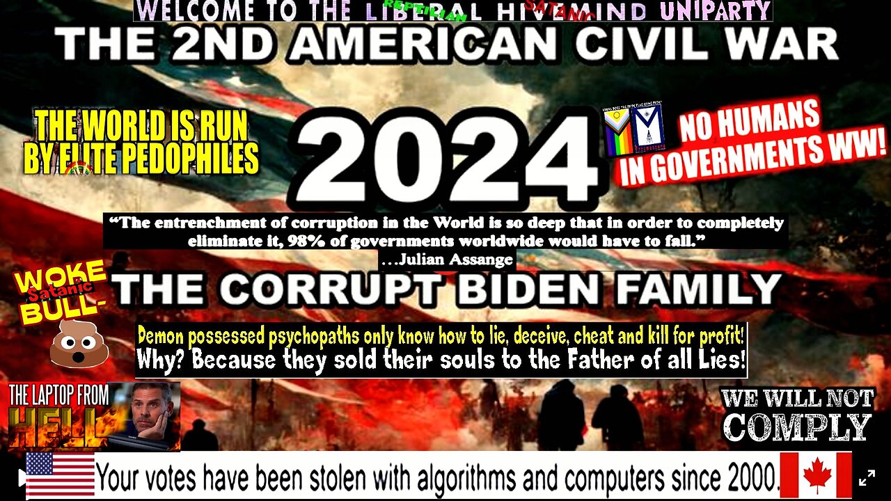 CIVIL WAR TO COMMENCE BEFORE ELECTION - U.N. SOLDIERS SOON TO BE READY - BIDEN FAMILY CRIMES