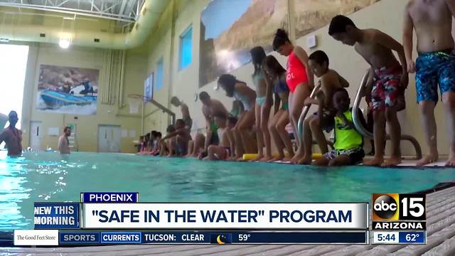 Valley students learning importance of water safety