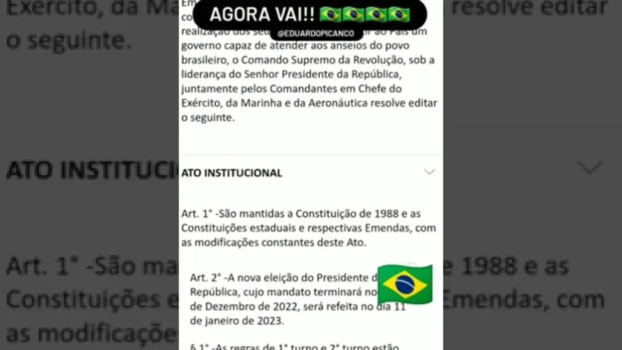 Será que agora vai? Carta do Bolsonaro datada em 09/12/2022! Será que é hoje 12/12/2022 ?