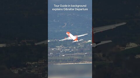 Flying over Ships at the Bay; Gibraltar Airport #shorts