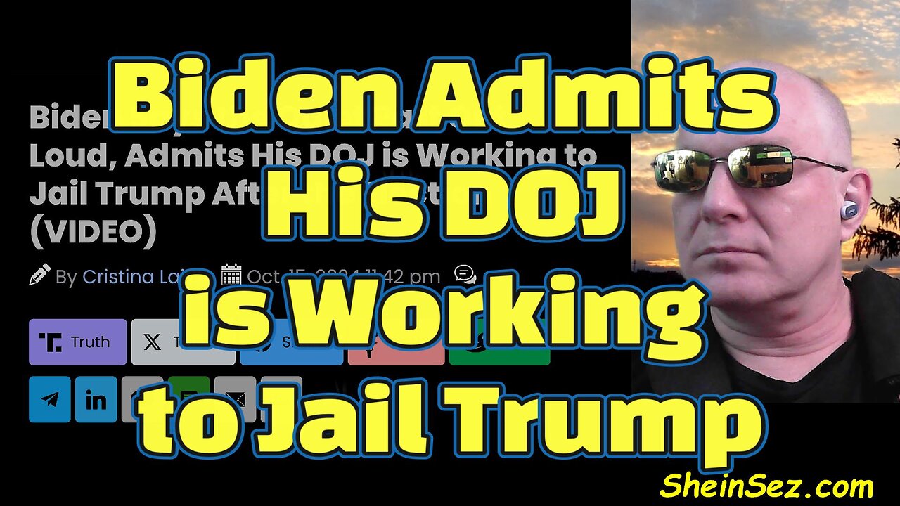 Biden Says His DOJ is Working to Jail Trump-682