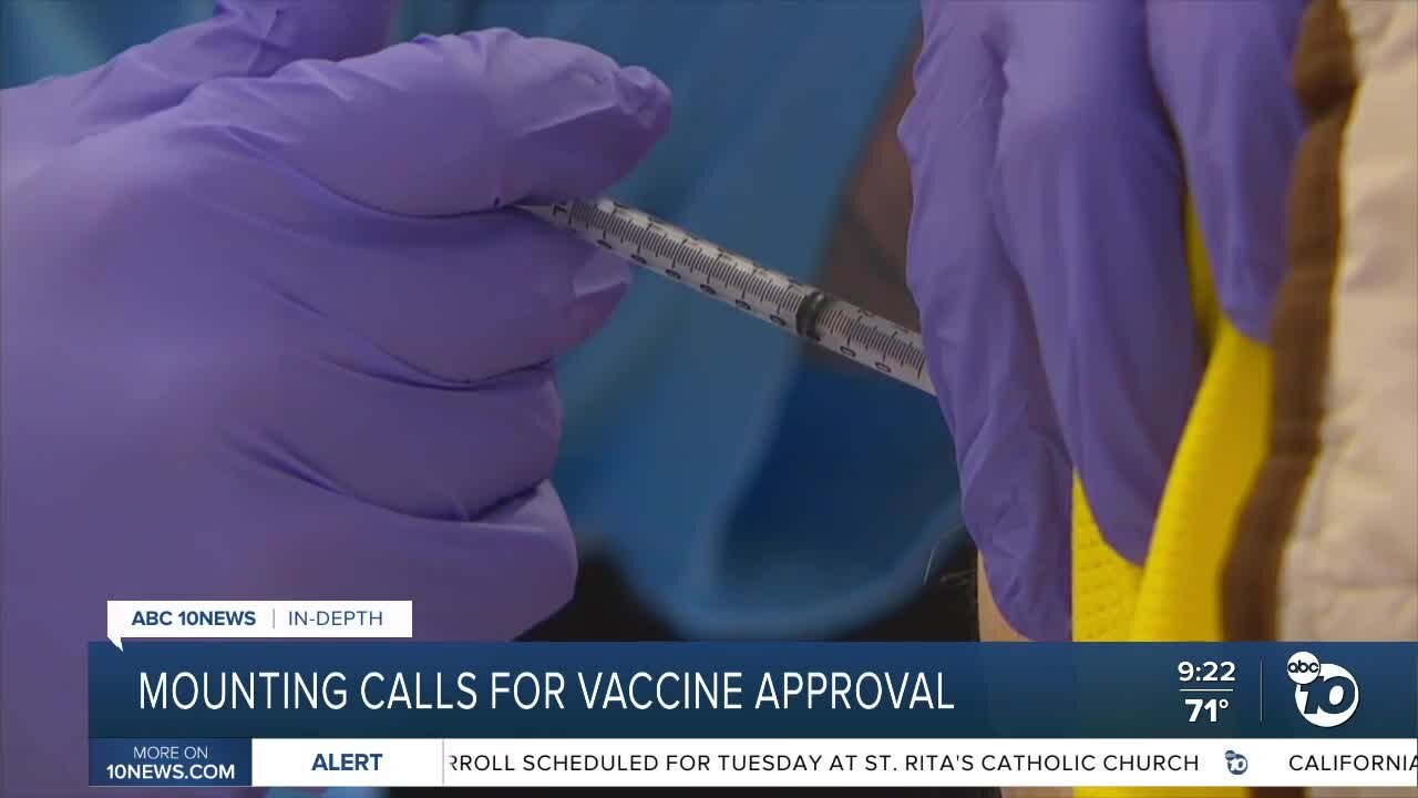 In-Depth: Mounting calls for COVID-19 vaccine approval