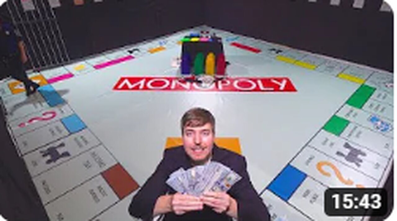 Giant Monopoly Game With Real Money