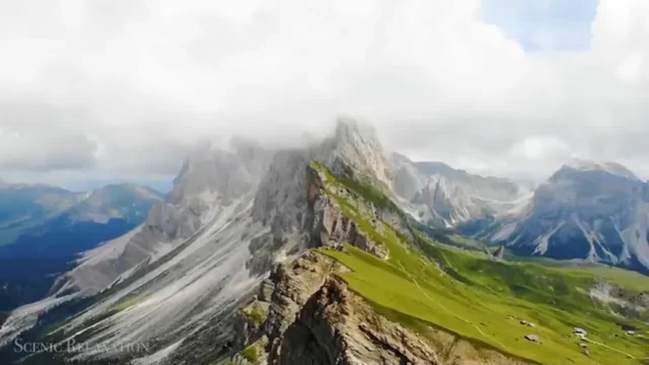 The Alps 4K 60 Minute Relaxation Film with Calming Music ++++ 23