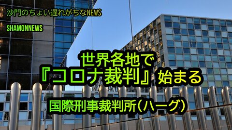 世界各地で『コロナ裁判』始まる国際刑事裁判所(ハーグ)(沙門のちょい遅れがちなNEWS)