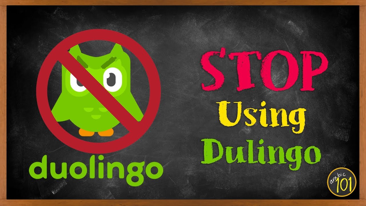 Don't use Duolingo to learn Arabic (WARNING!) ｜ Arabic101