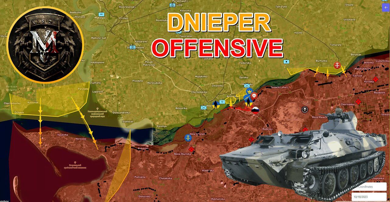 Dnieper Operation Has Started. The Russians Are Waiting. Military Summary And Analysis 2023.10.18