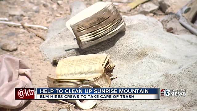 Homeowners upset about trash in Sunrise Mountain area