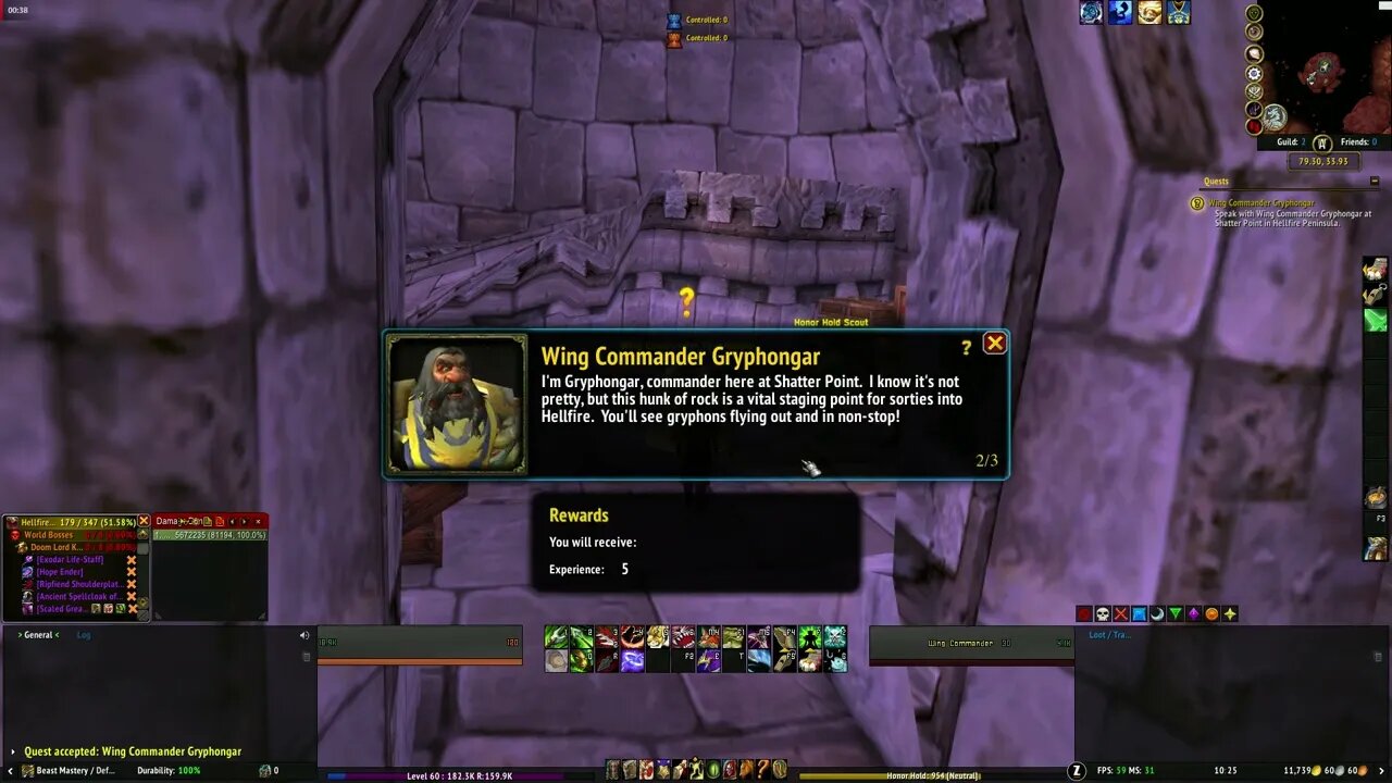 Wing Commander Gryphongar World of Warcraft The Burning Crusade