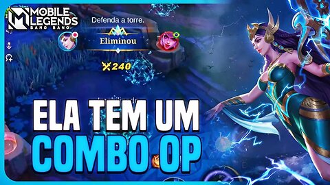 A MELHOR HEROÍNA DE COMBO DO JOGO | JOGUEI NO MID | KADITA | MLBB