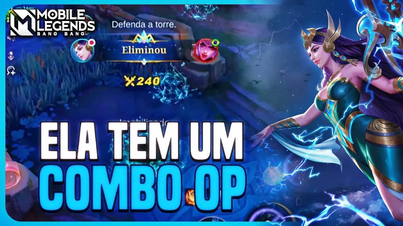 A MELHOR HEROÍNA DE COMBO DO JOGO | JOGUEI NO MID | KADITA | MLBB