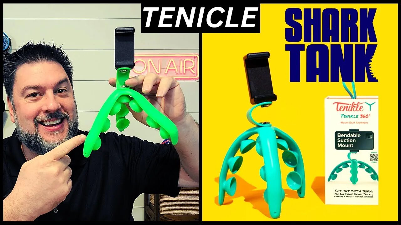 tenikle flexible tripod for your phone. Shark Tank Tenicle [484]