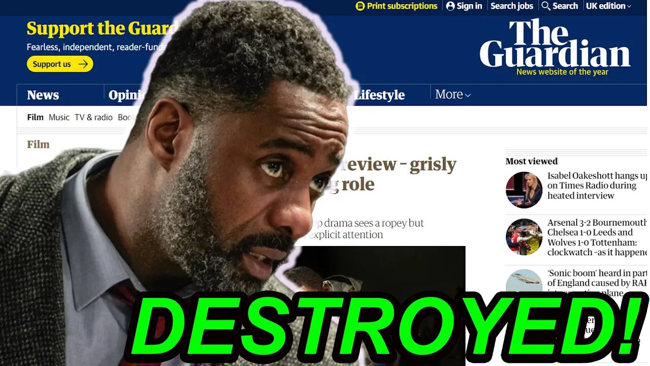 Idris Elba Destroys WOKE Newspaper With This Actual Fact