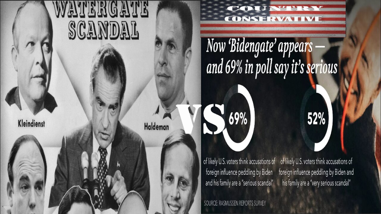 BIDENGATE VS WATERGATE WHICH IS WORSE, WITH THE MOUNTAIN OF EVIDENCE AGAINST THE BIDEN CRIME FAMILY!!