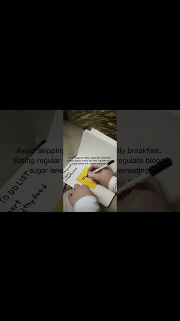 Avoid Skipping breakfast