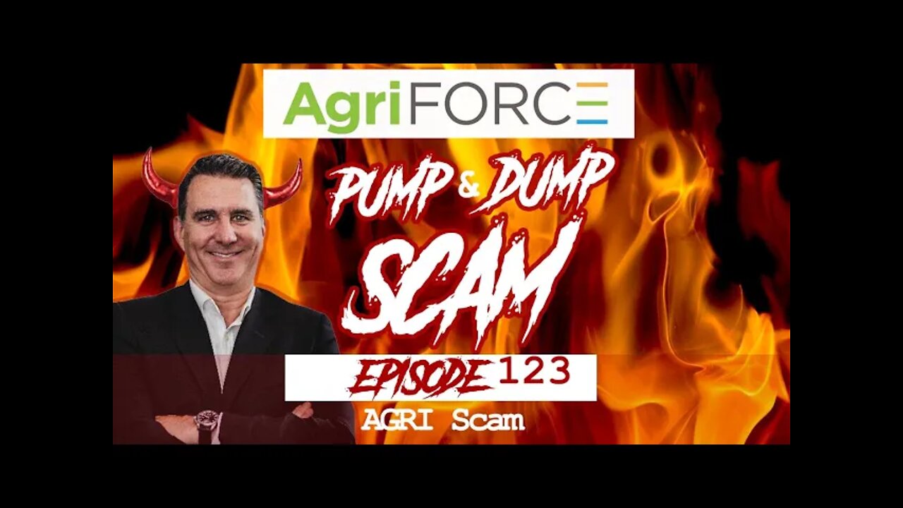 AgriFORCE (NASDAQ: AGRI) - AgriFORCE, the Paid Pump & Dump Scam