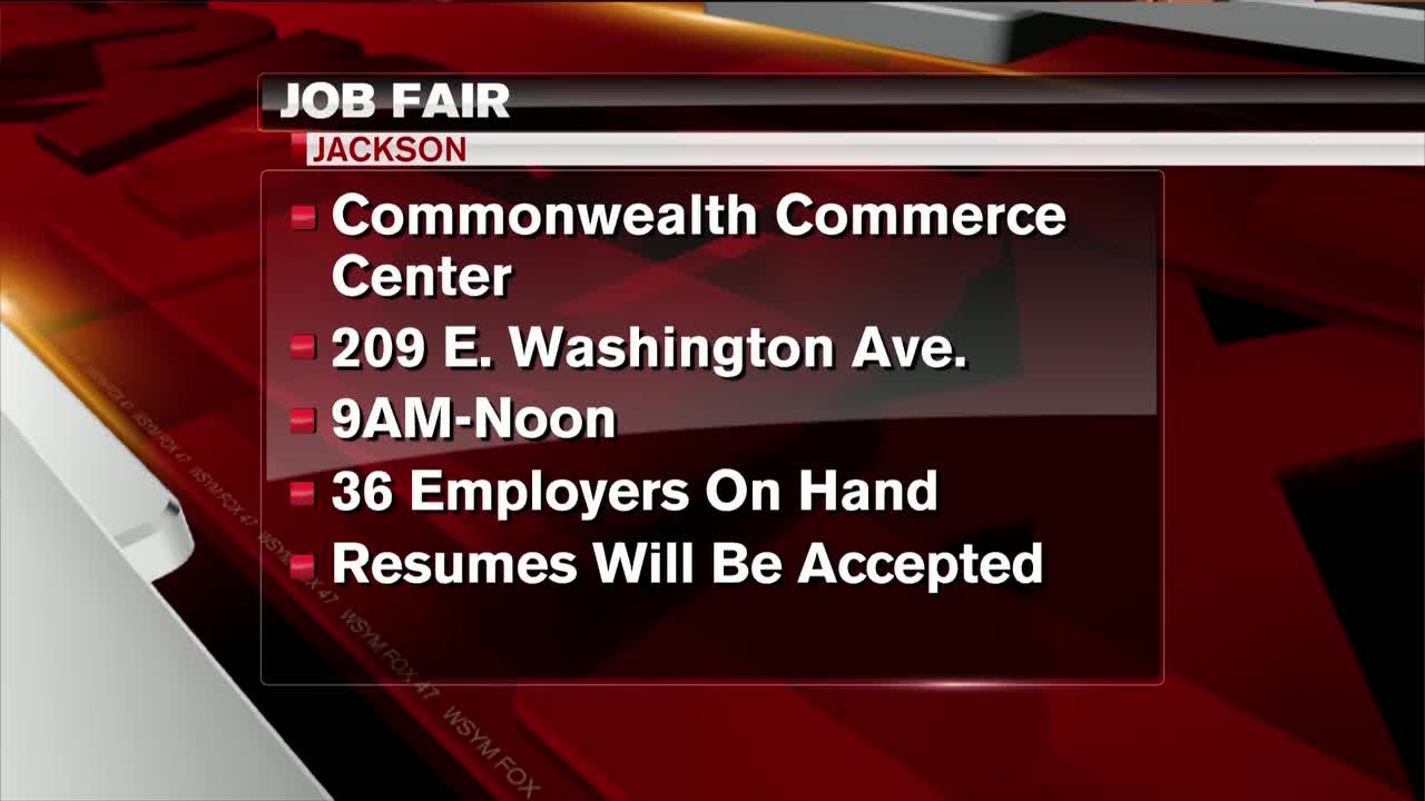 Walberg Job Fair happening Tuesday in Jackson