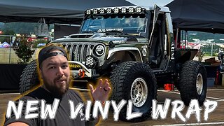 NEW Vinyl Wrap for the Jeep Wrangler - We are going to Holley LS Fest!