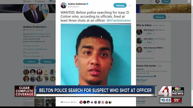 Suspect shoots at Belton officer after traffic stop