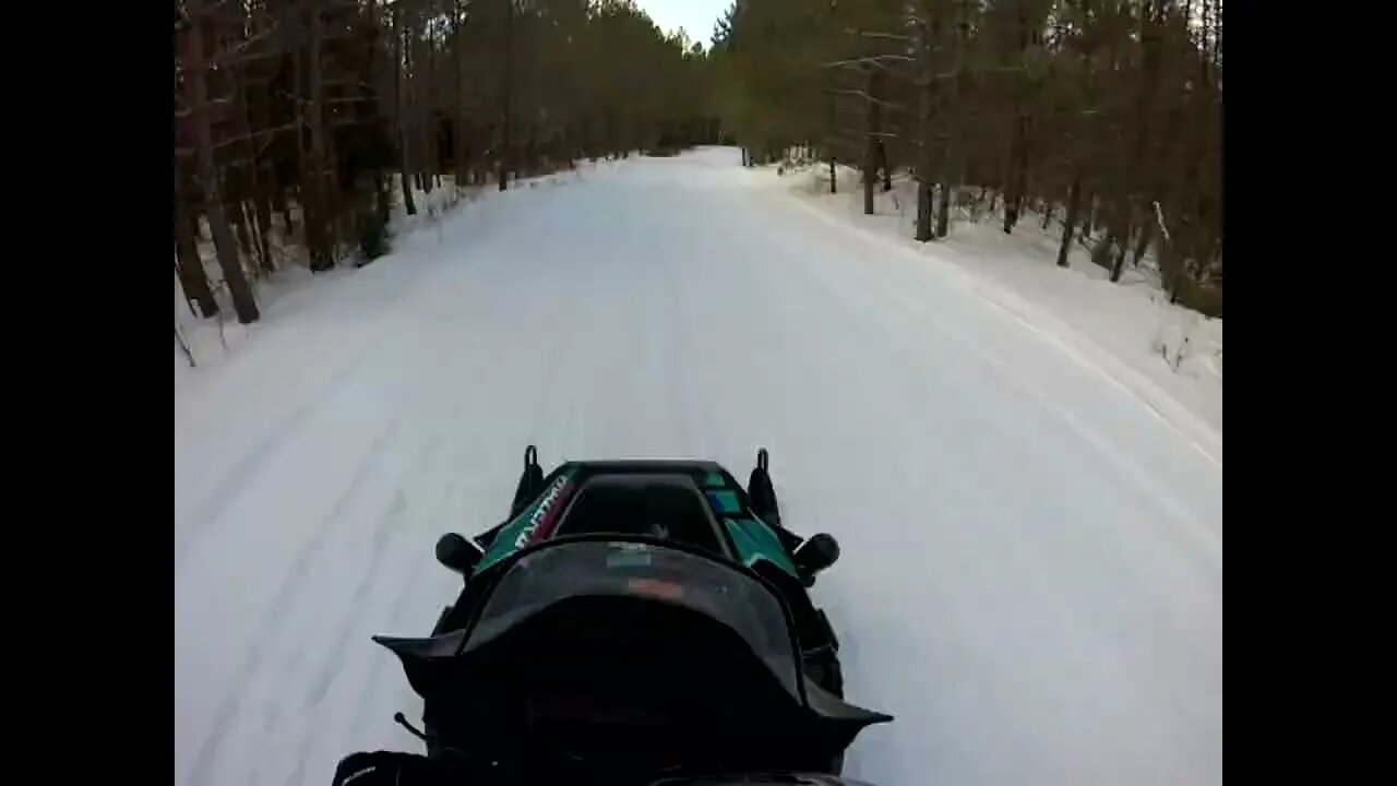 Crazy, Fast, Insane Snowmobile Ride to Moen Lake!!