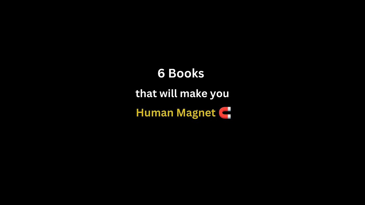 6 books that will make you human magnet