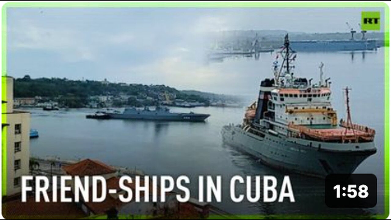 Russian naval fleet detachment in Cuba following military drills in the Atlantic