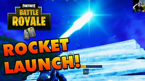 Fortnite ROCKET LAUNCH Gameplay & Reaction!