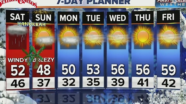 13 First Weather Forecast for Dec. 23