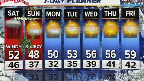 13 First Weather Forecast for Dec. 23