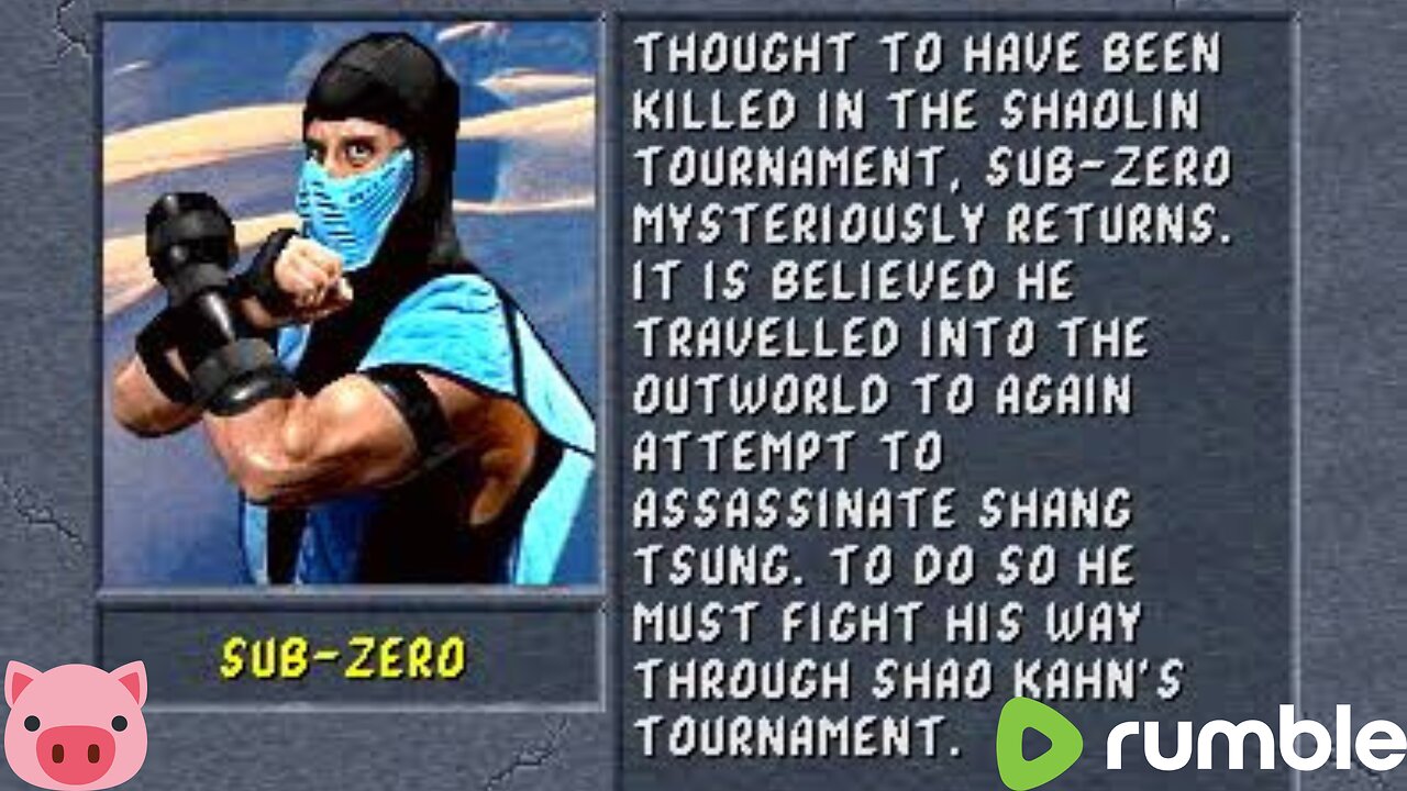 Mortal Kombat 2 Arcade Gameplay Sub Zero