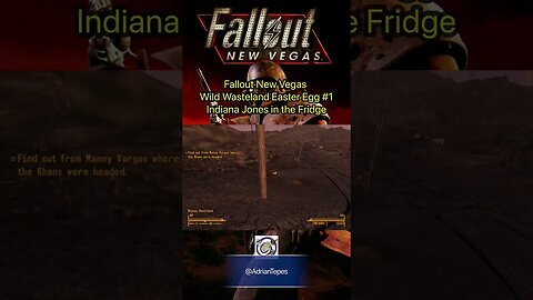 Fallout New Vegas Wild Wasteland Easter Eggs #1 : Indiana Jones in the Fridge #adriantepes #fallout