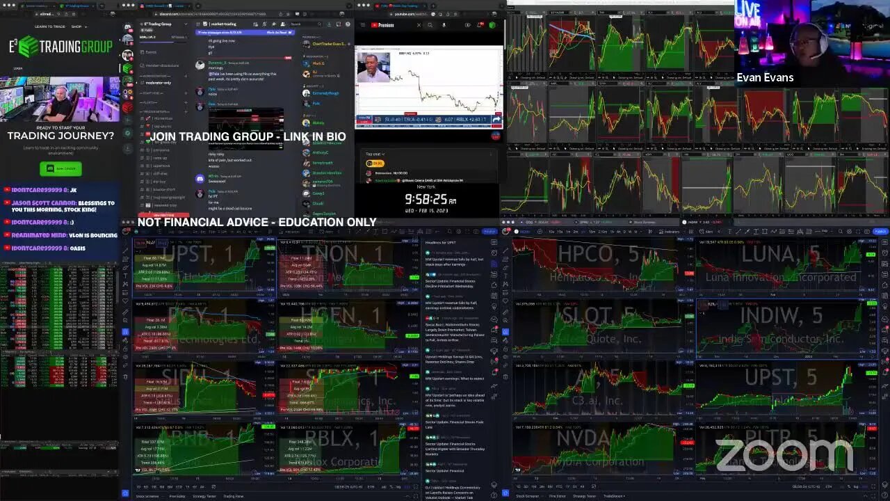 LIVE: HOT STOCKS $ABNB $RBLX $RNAZ $SERA $SIDU $TNON