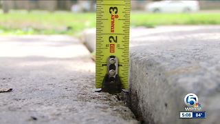 Dangerous sidewalks in Jupiter