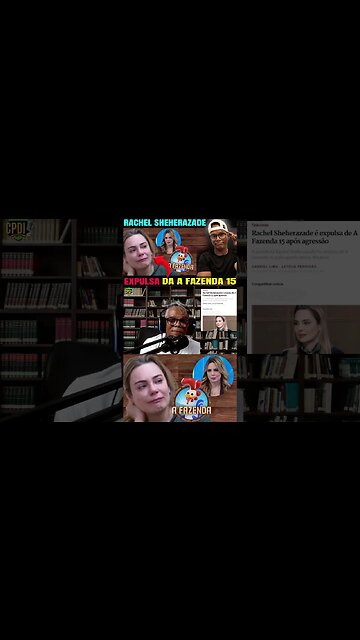 #shorts RACHEL SHEHERAZADE É EXPULSA DA FAZENDA 15 APÓS AMOR