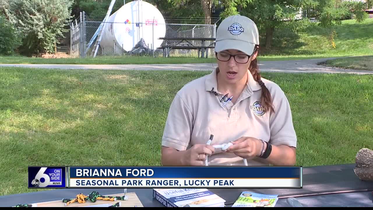 Knot tying helps kids earn Junior Park Ranger badge