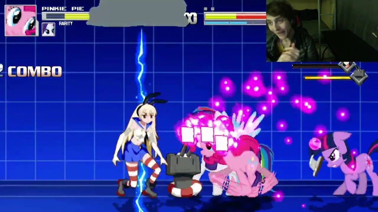 My Little Pony Characters (Twilight Sparkle, Rainbow Dash, And Rarity) VS Shimakaze In A Battle