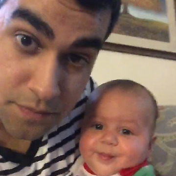 An Adorable Baby Poops While Filming A Video For His Mom