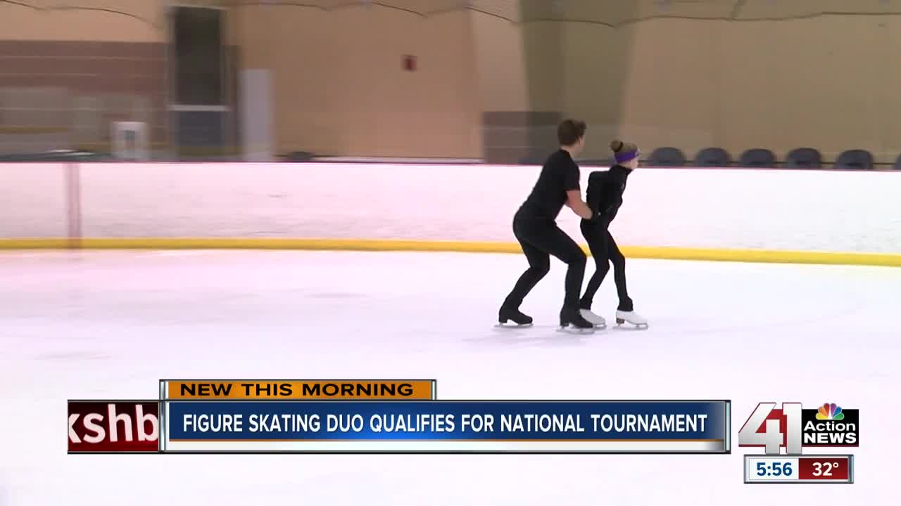 Pairs figure skating team from KC qualifies for nationals