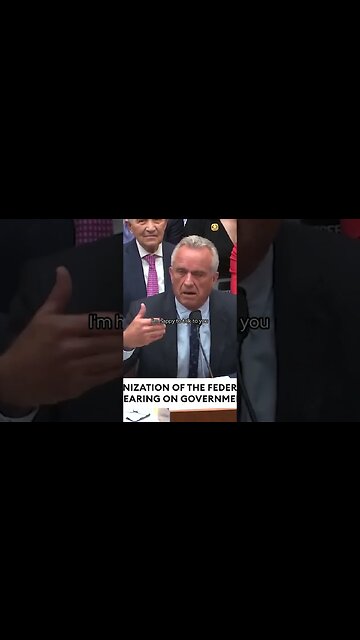 DEMOCRAT Inaccuracies and Defamations RFK JR SILENCED #shorts #congress #fascism