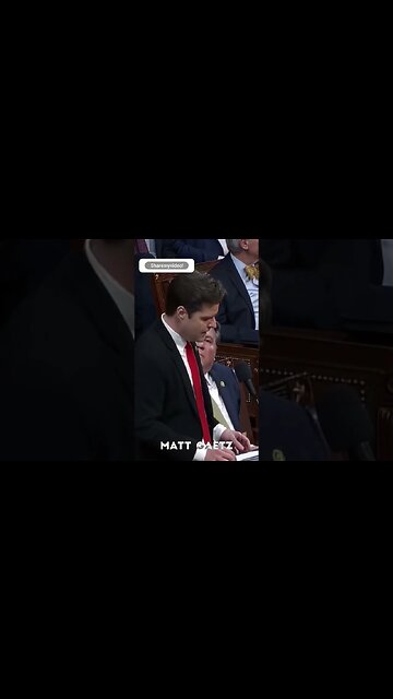 Matt Gaetz, Nominates Jim Jordan As Speaker Of The House