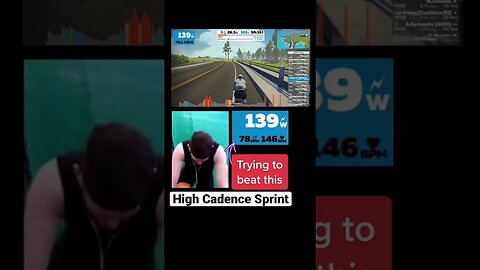 High Cadence Sprint on Zwift