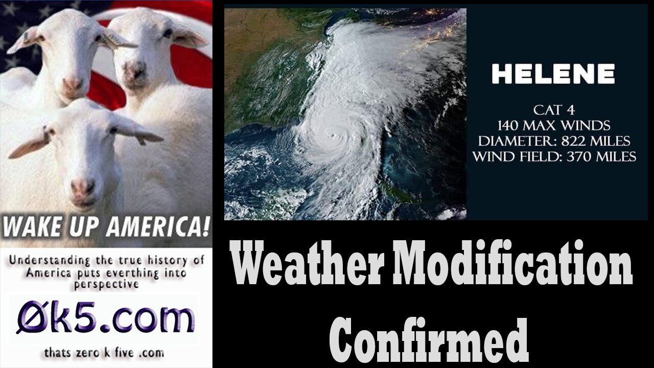 Weather Modification Confirmed