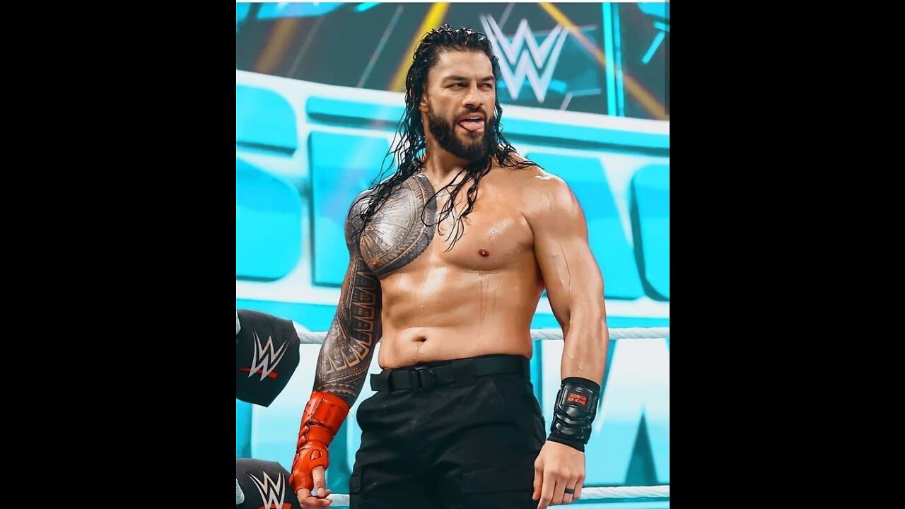Roman Reigns angry moment.