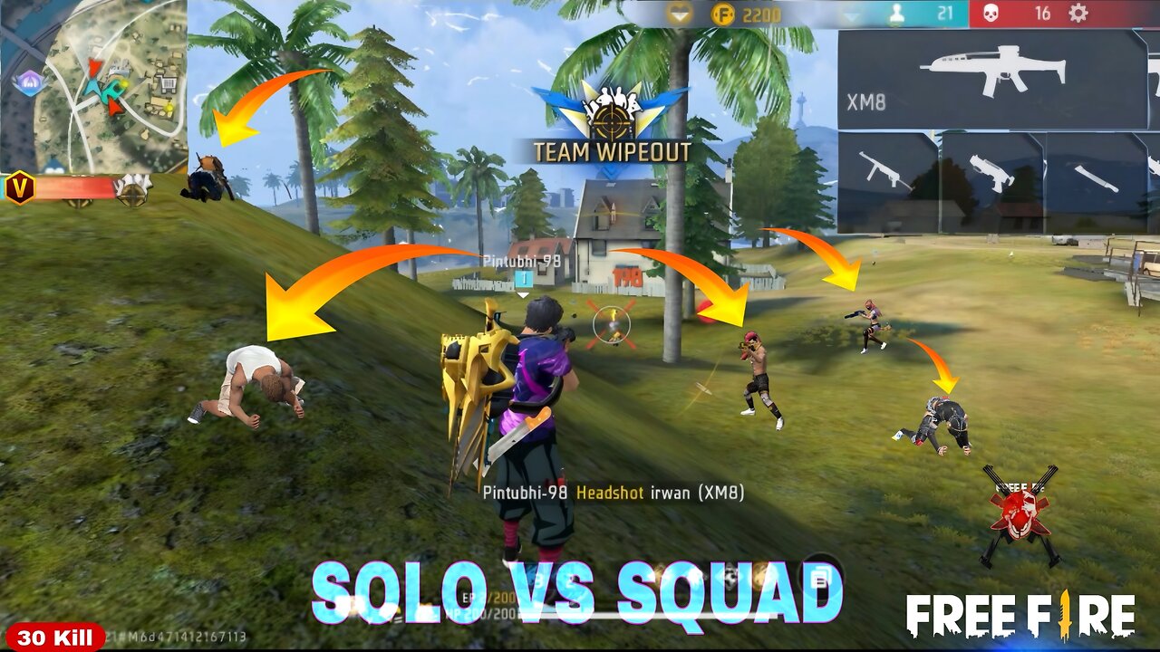 40 Kills 💪 AUG+MP40 99% Headshot Rate ⚡| Solo Vs Squad🪂[ Full Gameplay ] Intel i5 💻 FreeFire