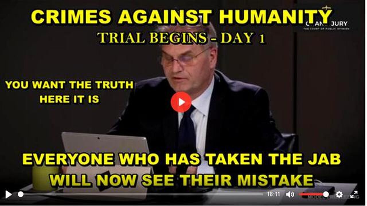 YOU WANT THE TRUTH? HERE IT IS !! GRAND JURY TRIAL BEGINS INTO CRIMES AGAINST HUMANITY - DAY 1